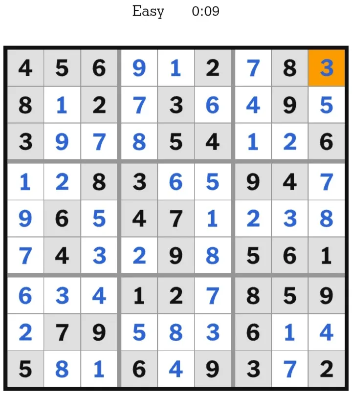 NYT Sudoku Easy Answers January 31, 2026
