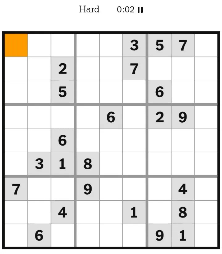 NYT Sudoku Hard January 13, 2026
