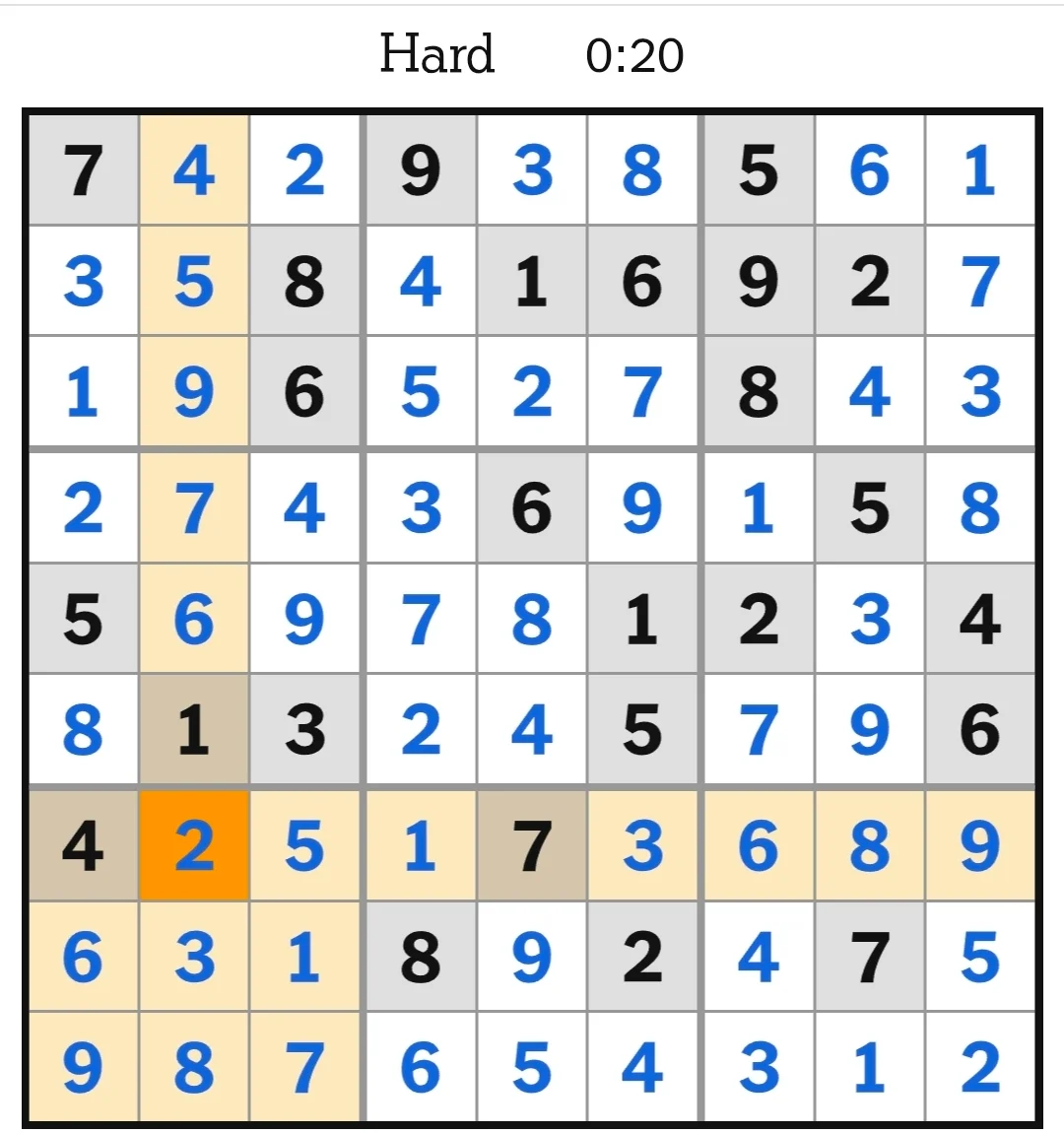NYT Sudoku Hard Answers May 17, 2026