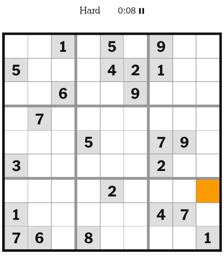 NYT Sudoku Hard May 03, 2026