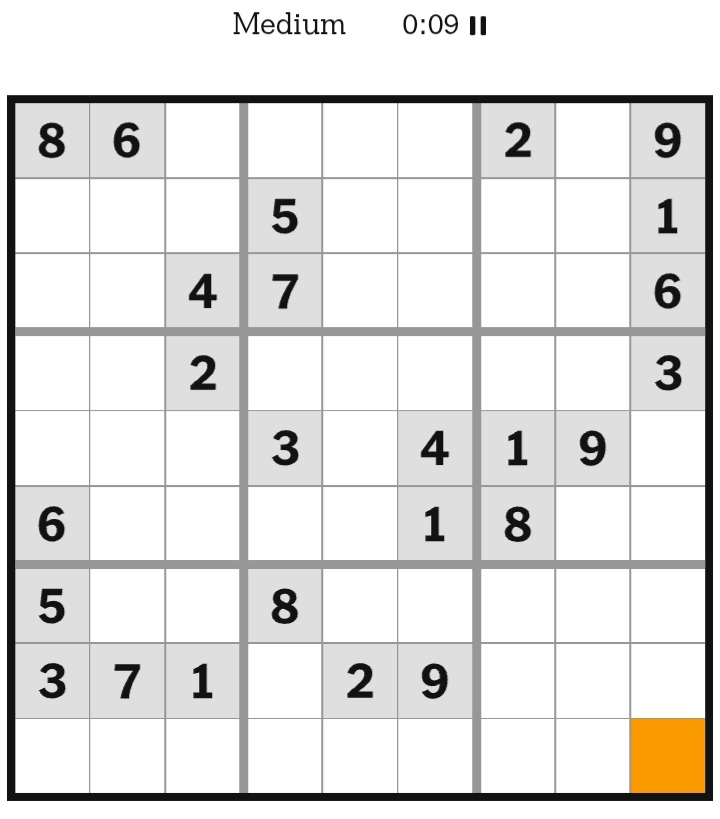 NYT Sudoku Medium May 01, 2026