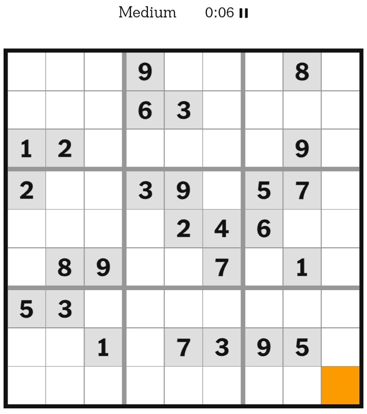 NYT Sudoku Medium May 04, 2026